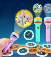 Baby Flashlight Projector Torch Lamp
