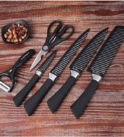 6 Pieces Kitchen Knife Set Set for Chef Zepter