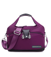 Large Capacity Waterproof Anti-theft Fashion ( purple colour)