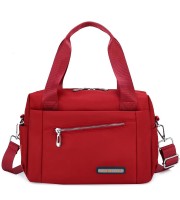 Luxury Bag Waterproof Nylon Shoulder Ladies Travel Crossbody ( Red Color)
