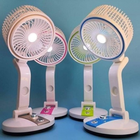 Folding Fan with LED Light (China Fitting) ( 2 Year warranty )